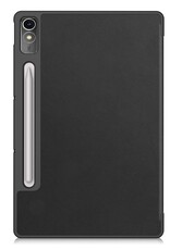 BASEY. Hoesje Geschikt voor Lenovo Tab P12 Hoes Case Tablet Hoesje Tri-fold Met Uitsparing Geschikt voor Lenovo Pen Met Screenprotector - Hoes Geschikt voor Lenovo Tab P12 Hoesje Hard Cover Bookcase Hoes - Zwart