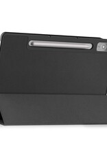 NoXx Hoesje Geschikt voor Lenovo Tab P12 Hoesje Case Hard Cover Hoes Book Case Met Uitsparing Geschikt voor Lenovo Pen Met Screenprotector - Zwart