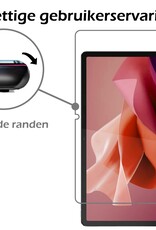 Nomfy Hoes Geschikt voor Lenovo Tab P12 Hoes Tri-fold Tablet Hoesje Case Met Uitsparing Geschikt voor Lenovo Pen Met Screenprotector - Hoesje Geschikt voor Lenovo Tab P12 Hoesje Hardcover Bookcase - Rosé goud