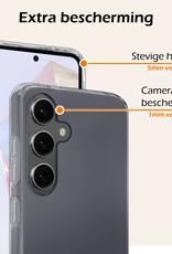 Nomfy Hoesje Geschikt voor Samsung A35 Hoesje Siliconen Cover Case - Hoes Geschikt voor Samsung Galaxy A35 5G Hoes Back Case - Transparant