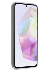 Nomfy Hoesje Geschikt voor Samsung A35 Hoesje Siliconen Cover Case - Hoes Geschikt voor Samsung Galaxy A35 5G Hoes Back Case - Transparant