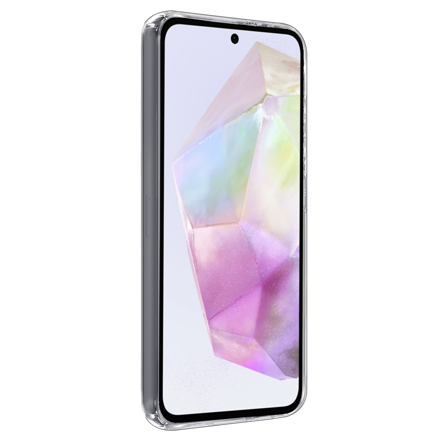 Nomfy Hoesje Geschikt voor Samsung A35 Hoesje Siliconen Cover Case - Hoes Geschikt voor Samsung Galaxy A35 5G Hoes Back Case - Transparant