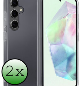 BASEY. BASEY. Samsung Galaxy A35 Hoesje Siliconen - Transparant - 2 PACK