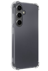 BASEY. Hoes Geschikt voor Samsung A35 Hoesje Shock Proof Case Hoes Siliconen - Hoesje Geschikt voor Samsung Galaxy A35 5G Hoes Cover Shockproof - Transparant