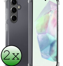 BASEY. BASEY. Samsung Galaxy A35 Hoesje Shockproof - Transparant - 2 PACK