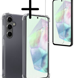 BASEY. BASEY. Samsung Galaxy A35 Hoesje Shockproof Met Screenprotector