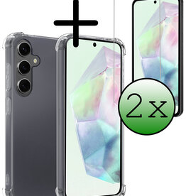 BASEY. BASEY. Samsung Galaxy A35 Hoesje Shockproof Met 2x Screenprotector