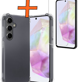 Nomfy Nomfy Samsung Galaxy A35 Hoesje Shockproof Met Screenprotector
