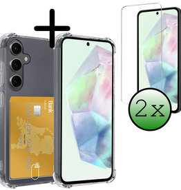 BASEY. BASEY. Samsung Galaxy A35 Hoesje Pashouder Met 2x Screenprotector