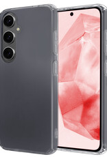 NoXx Hoes Geschikt voor Samsung A35 Hoesje Cover Siliconen Back Case Hoes - Transparant