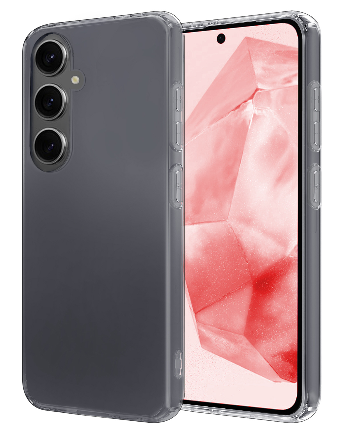 NoXx Hoes Geschikt voor Samsung A35 Hoesje Cover Siliconen Back Case Hoes - Transparant