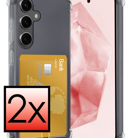 NoXx NoXx Samsung Galaxy A35 Hoesje Pashouder - 2 PACK