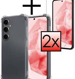 NoXx NoXx Samsung Galaxy A35 Hoesje Shockproof Met 2x Screenprotector