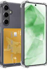 BASEY. Hoes Geschikt voor Samsung A55 Hoesje Shock Proof Case Hoes - Hoesje Geschikt voor Samsung Galaxy A55 Hoes Cover Shockproof - Transparant