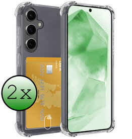 BASEY. BASEY. Samsung Galaxy A55 Hoesje Pashouder - 2 PACK