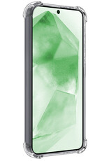 BASEY. Hoes Geschikt voor Samsung A55 Hoesje Shock Proof Case Hoes - Hoesje Geschikt voor Samsung Galaxy A55 Hoes Cover Shockproof - Transparant - 2 Stuks