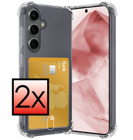 NoXx NoXx Samsung Galaxy A55 Hoesje Pashouder - 2 PACK