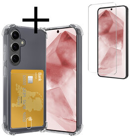 NoXx NoXx Samsung Galaxy A55 Hoesje Pashouder Met Screenprotector