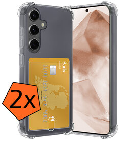 Nomfy Nomfy Samsung Galaxy A55 Hoesje Pashouder - 2 PACK