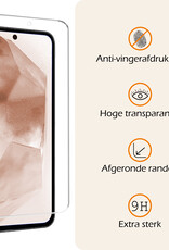 Nomfy Hoesje Geschikt voor Samsung A55 Hoesje Pasjeshouder Shockproof Pas Houder Met 2x Screenprotector - Hoesje Geschikt voor Samsung Galaxy A55 Hoes Met Kaarthouder - Transparant