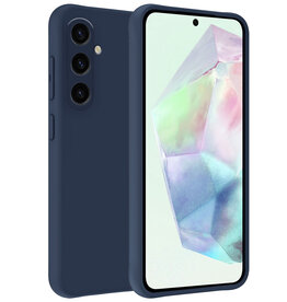 BASEY. BASEY. Samsung Galaxy A35 Hoesje Siliconen - Donkerblauw
