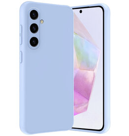 Nomfy Nomfy Samsung Galaxy A35 Hoesje Siliconen - Lichtblauw