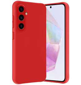 Nomfy Nomfy Samsung Galaxy A35 Hoesje Siliconen - Rood