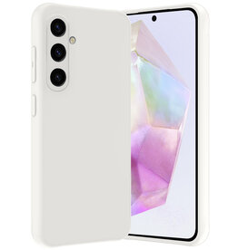 Nomfy Nomfy Samsung Galaxy A35 Hoesje Siliconen - Wit