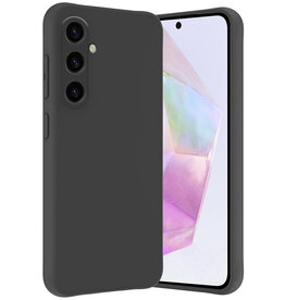 Nomfy Nomfy Samsung Galaxy A35 Hoesje Siliconen - Zwart
