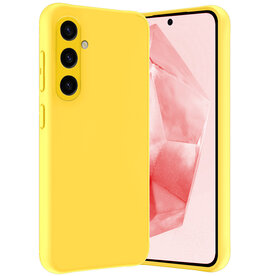 NoXx NoXx Samsung Galaxy A35 Hoesje Siliconen - Geel