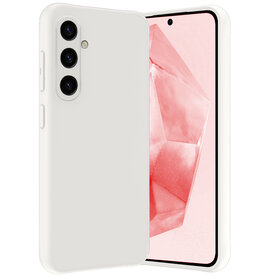 NoXx NoXx Samsung Galaxy A35 Hoesje Siliconen - Wit