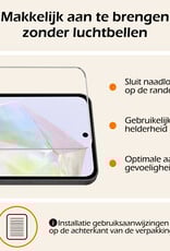 Nomfy Hoesje Geschikt voor Samsung A35 Hoesje Siliconen Cover Case Met Screenprotector - Hoes Geschikt voor Samsung Galaxy A35 5G Hoes Back Case - Zwart