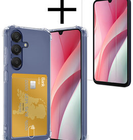 NoXx NoXx Samsung Galaxy A15 Hoesje Pashouder Met Screenprotector