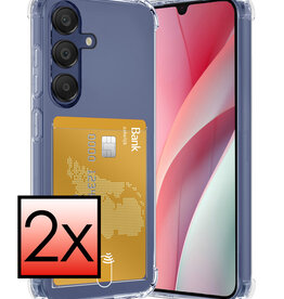 NoXx NoXx Samsung Galaxy A15 Hoesje Pashouder - 2 PACK