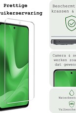BASEY. Screenprotector Geschikt voor OPPO A79 Screenprotector Tempered Glass - Screenprotector Geschikt voor OPPO A79 Beschermglas Screen Protector Glas