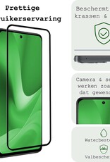 BASEY. Screenprotector Geschikt voor OPPO A79 Screenprotector Beschermglas Full Cover - Screenprotector Geschikt voor OPPO A79 Screen Protector Full Cover