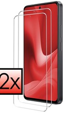 NoXx Screenprotector Geschikt voor OPPO A79 Screenprotector Tempered Glass Gehard Glas Beschermglas - 2x