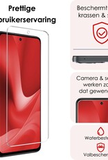 NoXx Screenprotector Geschikt voor OPPO A79 Screenprotector Tempered Glass Gehard Glas Beschermglas - 3x