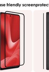 NoXx Screenprotector Geschikt voor OPPO A79 Screenprotector Tempered Glass Gehard Glas Full Cover - 2x