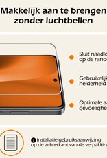 Nomfy Screenprotector Geschikt voor OPPO A79 Screenprotector Bescherm Glas Tempered Glass - Screenprotector Geschikt voor OPPO A79 Screen Protector - 2 PACK