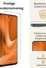 Nomfy Screenprotector Geschikt voor OPPO A79 Screenprotector Bescherm Glas Tempered Glass - Screenprotector Geschikt voor OPPO A79 Screen Protector - 2 PACK
