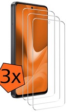 Nomfy Screenprotector Geschikt voor OPPO A79 Screenprotector Bescherm Glas Tempered Glass - Screenprotector Geschikt voor OPPO A79 Screen Protector - 3 PACK