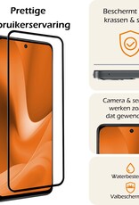 Nomfy Screenprotector Geschikt voor OPPO A79 Screenprotector Bescherm Glas - Screenprotector Geschikt voor OPPO A79 Screen Protector Tempered Glass Full Screen Full Cover - 3 PACK