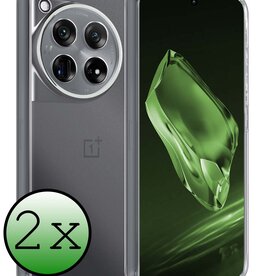 BASEY. BASEY. OnePlus 12 Hoesje Siliconen - Transparant - 2 PACK