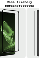 BASEY. Screenprotector Geschikt voor OnePlus 12R Screenprotector Beschermglas Full Cover - Screenprotector Geschikt voor OnePlus 12R Screen Protector Full Cover