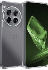 BASEY. Hoes Geschikt voor OnePlus 12 Hoesje Shock Proof Case Hoes Siliconen - Hoesje Geschikt voor OnePlus 12 Hoes Cover Shockproof - Transparant