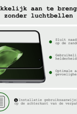 BASEY. Screenprotector Geschikt voor OnePlus 12R Screenprotector Beschermglas Full Cover - Screenprotector Geschikt voor OnePlus 12R Screen Protector Full Cover - 2 Stuks