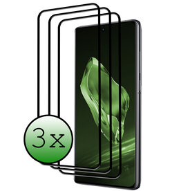 BASEY. BASEY. OnePlus 12R Screenprotector Full Cover - 3 PACK