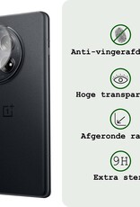 BASEY. Screenprotector Geschikt voor OnePlus 12R Camera Screenprotector Tempered Glass Beschermglas Camera - Screenprotector Geschikt voor OnePlus 12R Camera Screen Protector