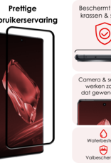 NoXx Screenprotector Geschikt voor OnePlus 12 Screenprotector Tempered Glass Gehard Glas Full Cover